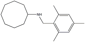 N-[(2,4,6-trimethylphenyl)methyl]cyclooctanamine 구조식 이미지