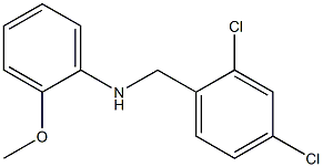 N-[(2,4-dichlorophenyl)methyl]-2-methoxyaniline 구조식 이미지