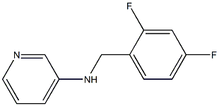 N-[(2,4-difluorophenyl)methyl]pyridin-3-amine 구조식 이미지
