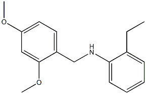 N-[(2,4-dimethoxyphenyl)methyl]-2-ethylaniline Structure