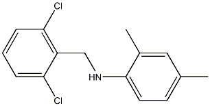 N-[(2,6-dichlorophenyl)methyl]-2,4-dimethylaniline 구조식 이미지