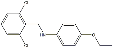 N-[(2,6-dichlorophenyl)methyl]-4-ethoxyaniline 구조식 이미지