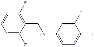 N-[(2,6-difluorophenyl)methyl]-3,4-difluoroaniline 구조식 이미지