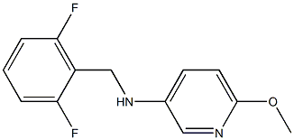 N-[(2,6-difluorophenyl)methyl]-6-methoxypyridin-3-amine 구조식 이미지