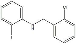 N-[(2-chlorophenyl)methyl]-2-iodoaniline Structure