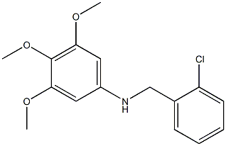 N-[(2-chlorophenyl)methyl]-3,4,5-trimethoxyaniline Structure