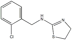 N-[(2-chlorophenyl)methyl]-4,5-dihydro-1,3-thiazol-2-amine 구조식 이미지