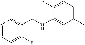 N-[(2-fluorophenyl)methyl]-2,5-dimethylaniline 구조식 이미지