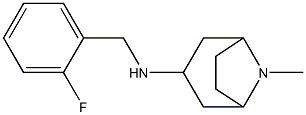 N-[(2-fluorophenyl)methyl]-8-methyl-8-azabicyclo[3.2.1]octan-3-amine 구조식 이미지