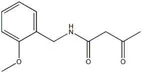 N-[(2-methoxyphenyl)methyl]-3-oxobutanamide Structure