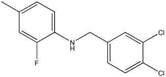 N-[(3,4-dichlorophenyl)methyl]-2-fluoro-4-methylaniline Structure