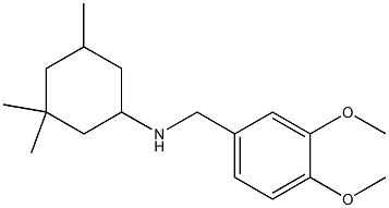 N-[(3,4-dimethoxyphenyl)methyl]-3,3,5-trimethylcyclohexan-1-amine Structure