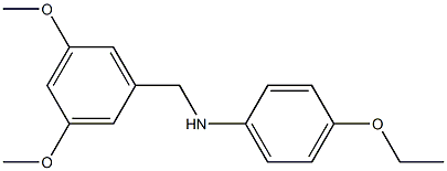 N-[(3,5-dimethoxyphenyl)methyl]-4-ethoxyaniline Structure