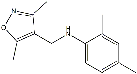 N-[(3,5-dimethyl-1,2-oxazol-4-yl)methyl]-2,4-dimethylaniline Structure