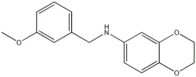 N-[(3-methoxyphenyl)methyl]-2,3-dihydro-1,4-benzodioxin-6-amine Structure