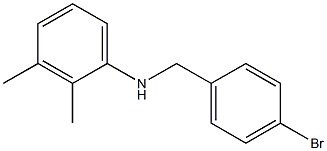 N-[(4-bromophenyl)methyl]-2,3-dimethylaniline 구조식 이미지