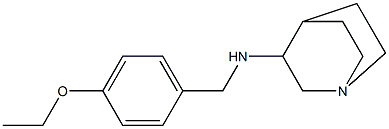 N-[(4-ethoxyphenyl)methyl]-1-azabicyclo[2.2.2]octan-3-amine 구조식 이미지