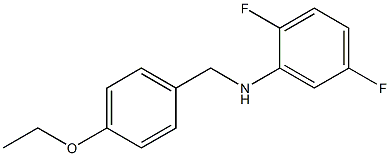 N-[(4-ethoxyphenyl)methyl]-2,5-difluoroaniline Structure