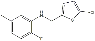 N-[(5-chlorothiophen-2-yl)methyl]-2-fluoro-5-methylaniline 구조식 이미지