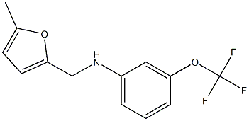 N-[(5-methylfuran-2-yl)methyl]-3-(trifluoromethoxy)aniline Structure