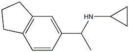 N-[1-(2,3-dihydro-1H-inden-5-yl)ethyl]cyclopropanamine Structure