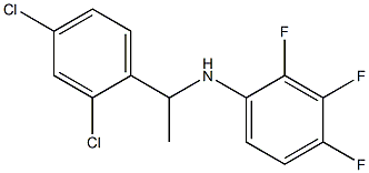 N-[1-(2,4-dichlorophenyl)ethyl]-2,3,4-trifluoroaniline 구조식 이미지