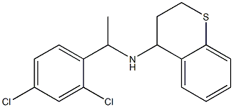 N-[1-(2,4-dichlorophenyl)ethyl]-3,4-dihydro-2H-1-benzothiopyran-4-amine 구조식 이미지