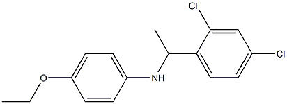 N-[1-(2,4-dichlorophenyl)ethyl]-4-ethoxyaniline 구조식 이미지