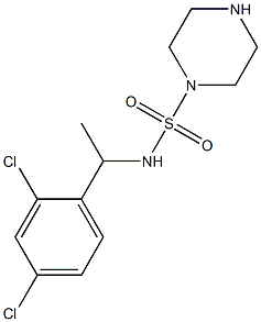N-[1-(2,4-dichlorophenyl)ethyl]piperazine-1-sulfonamide Structure
