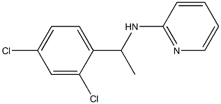 N-[1-(2,4-dichlorophenyl)ethyl]pyridin-2-amine 구조식 이미지