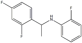 N-[1-(2,4-difluorophenyl)ethyl]-2-fluoroaniline Structure