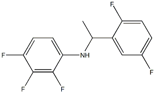 N-[1-(2,5-difluorophenyl)ethyl]-2,3,4-trifluoroaniline 구조식 이미지