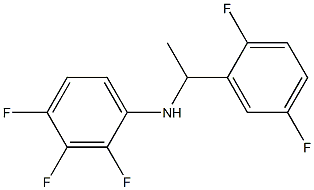 N-[1-(2,5-difluorophenyl)ethyl]-2,3,4-trifluoroaniline Structure