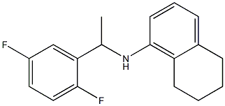 N-[1-(2,5-difluorophenyl)ethyl]-5,6,7,8-tetrahydronaphthalen-1-amine 구조식 이미지