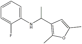 N-[1-(2,5-dimethylfuran-3-yl)ethyl]-2-fluoroaniline Structure