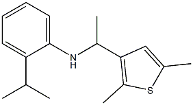 N-[1-(2,5-dimethylthiophen-3-yl)ethyl]-2-(propan-2-yl)aniline 구조식 이미지