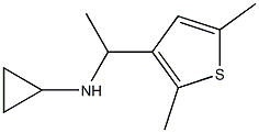 N-[1-(2,5-dimethylthiophen-3-yl)ethyl]cyclopropanamine 구조식 이미지