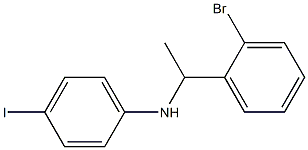 N-[1-(2-bromophenyl)ethyl]-4-iodoaniline Structure