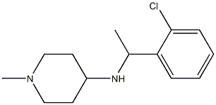 N-[1-(2-chlorophenyl)ethyl]-1-methylpiperidin-4-amine Structure