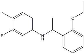 N-[1-(2-ethoxyphenyl)ethyl]-3-fluoro-4-methylaniline Structure