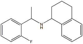 N-[1-(2-fluorophenyl)ethyl]-1,2,3,4-tetrahydronaphthalen-1-amine 구조식 이미지