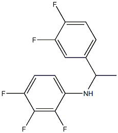 N-[1-(3,4-difluorophenyl)ethyl]-2,3,4-trifluoroaniline 구조식 이미지