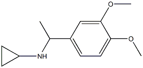 N-[1-(3,4-dimethoxyphenyl)ethyl]cyclopropanamine 구조식 이미지