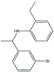 N-[1-(3-bromophenyl)ethyl]-2-ethylaniline 구조식 이미지