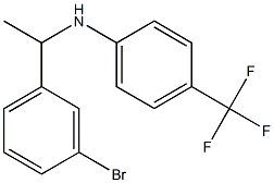 N-[1-(3-bromophenyl)ethyl]-4-(trifluoromethyl)aniline 구조식 이미지