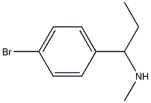 N-[1-(4-bromophenyl)propyl]-N-methylamine 구조식 이미지