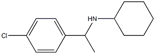 N-[1-(4-chlorophenyl)ethyl]cyclohexanamine Structure