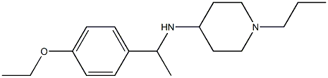 N-[1-(4-ethoxyphenyl)ethyl]-1-propylpiperidin-4-amine 구조식 이미지