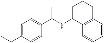 N-[1-(4-ethylphenyl)ethyl]-1,2,3,4-tetrahydronaphthalen-1-amine 구조식 이미지