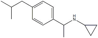 N-[1-(4-isobutylphenyl)ethyl]cyclopropanamine Structure